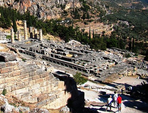 Delphi Temple ruins