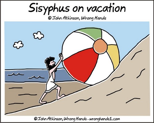 Sisyphus on Vacation