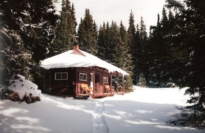 cabin at Little Brooklyn Lake, Wyoming