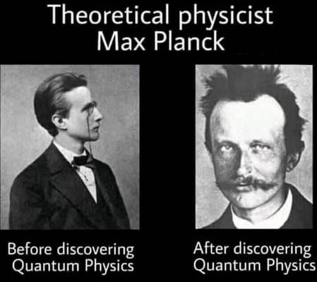 Max Planck before/after quantum physics