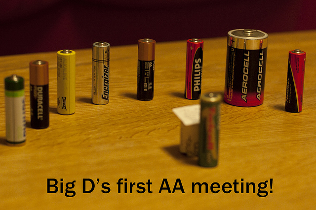 Big D's first AA meeting