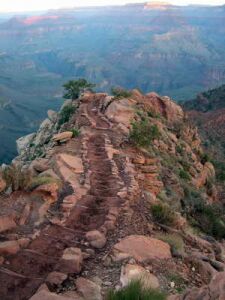 Photo by the author: Grand Canyon South Kaibab Trail.