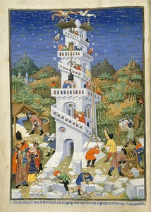 Tower of Babel from Bedford Hours