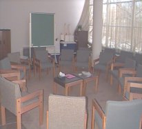 spiritual event training room