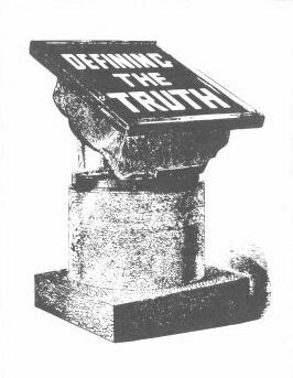 Defining the Truth podium