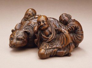 The Four Sleepers: Bukan, Kanzan, Jittoku, and the Tiger
