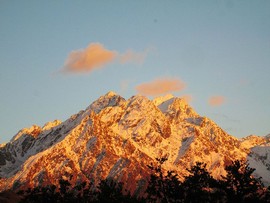 Himalayas from Madhymaheshwar, Uttarakhand, India