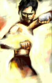 Muay Thai kickboxer