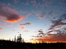 Clouds at sunset. Photo by Bob Fergeson.