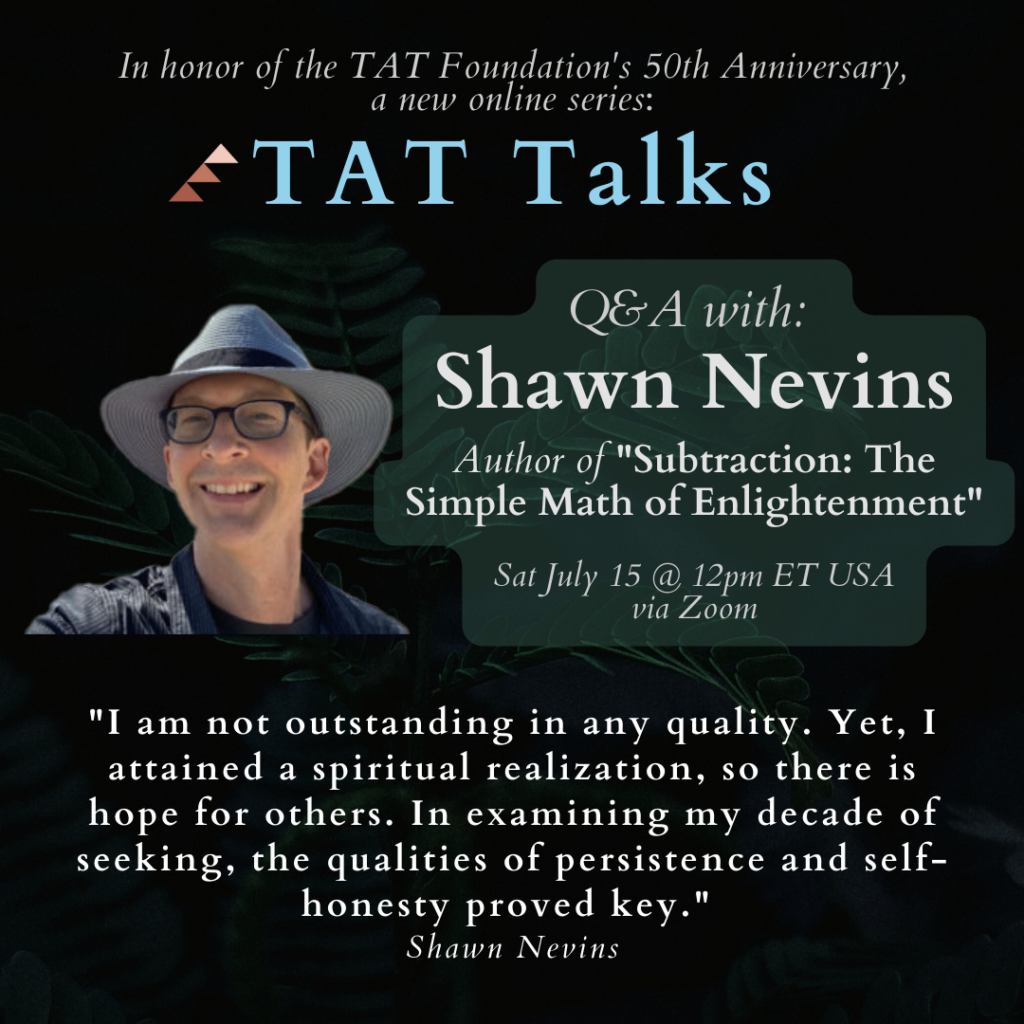 TAT Talk July 2023 with Shawn Nevins