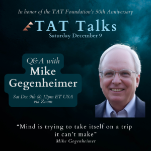 Mike Gegenheimer December 9 TAT Talk