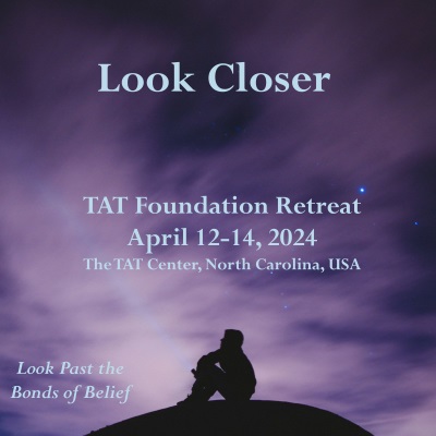 TAT April 12-14, 2024 Spiritual Retreat Weekend Banner