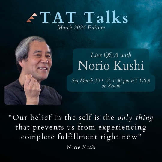TAT Talk March 2024 with Norio Kushi